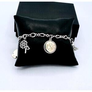 Vintage James Avery sterling silver 5 charm chain link bracelet